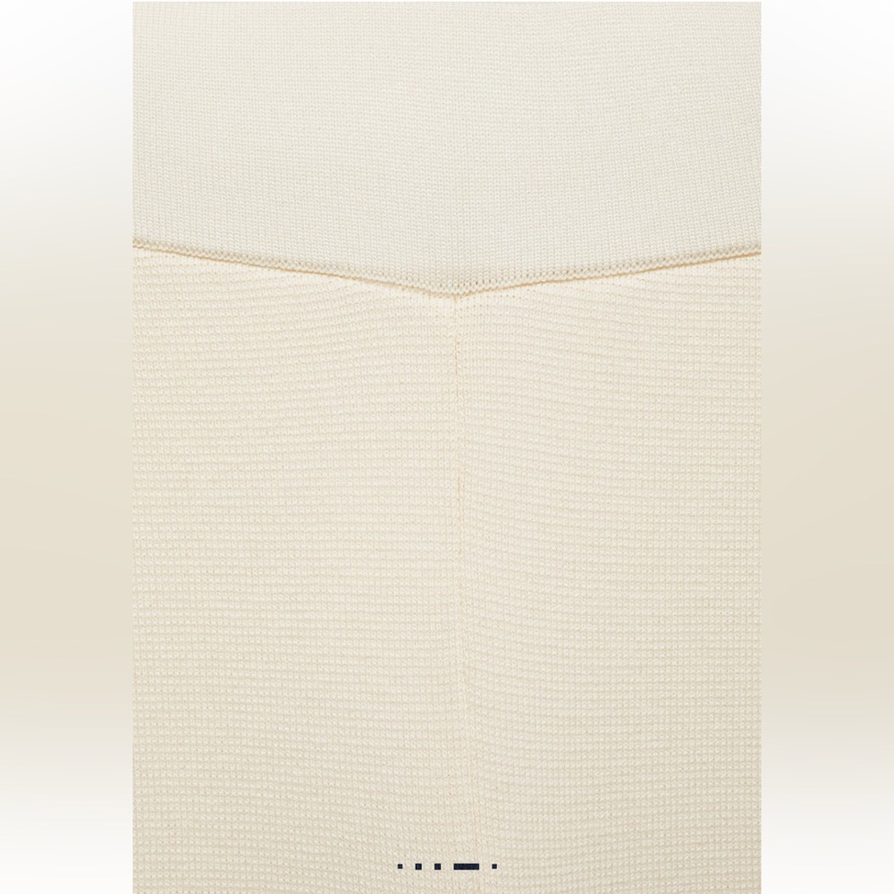 Mango Striped Knitted Cream Trousers, new with tags - Picture 5 of 8